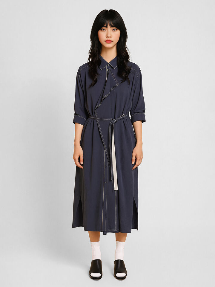 DRESS - sisley k dresses - Dark Gray | Sisley K image number 1